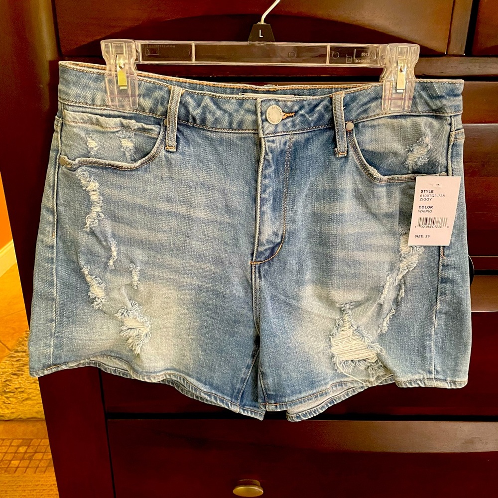 Denim shorts